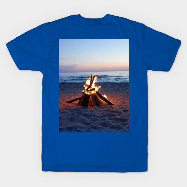 beach campfire by OKUR Creative